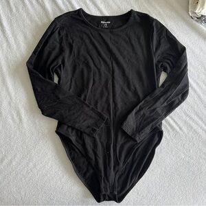 Old Navy Black Long Sleeve Bodysuit